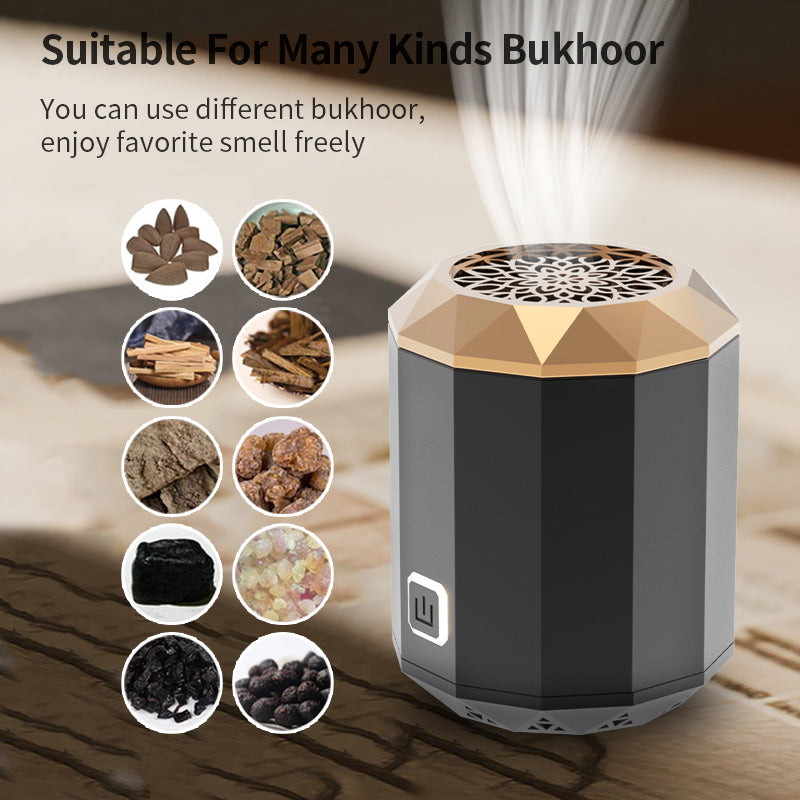Portable Electronic Mubkhar - مبخرة الكترونية ذكية تعمل بالشحن