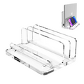 The Tri-Layer Stand Laptop, Keyboard & Phone | حامل الطبقات الثلاث — لابتوب وهاتف